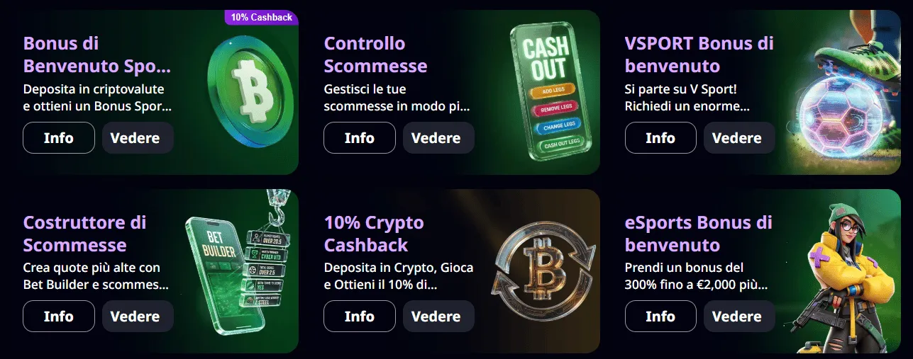 Promozioni di Zizobet Casino